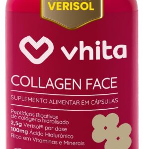 Vhita Colágeno Hidrolisado Verisol Com Ácido Hialuronico 120 Cápsulas-radardasaude