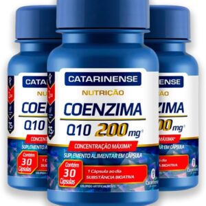 61n1fpW6g1L._AC_SL1200_.jpg Kit 3 Coenzima Q10 200mg 30 Cápsulas Catarinense