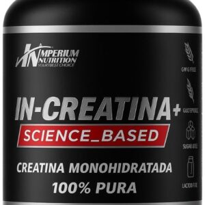 CREATINA 120 CÁPSULAS MONOHIDRATADA - IN-CREATINA+ EM CÁPSULAS DA IMPERIUM NUTRITION PARA HOMENS E MULHERES