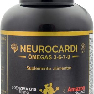 61xdCWC4YvL._AC_SL1500_.jpg Neurocardi, Suplemento com Ômega 3-6-7-9, Coenzima Q10 150mg, 60 Cápsulas-radardasaude