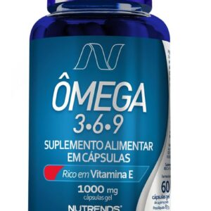 Ômega 3-6-9 (Prímula, linhaça e borragem) 1450mg 60 cápsulas, Nutrends