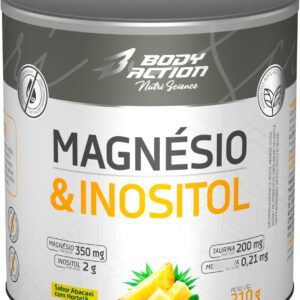 Magnesio Inositol - 210g - Sabor Abacaxi com Hortela - Body Action