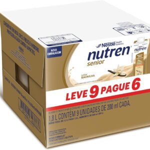 Complemento Alimentar Nutren Senior Baunilha 200ml 9 unidades