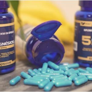 Kit 3x 5 Magnesio Quelato Malato Taurato 60 Capsulas-radardasaude