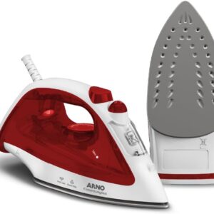 Ferro a Vapor Arno Essentialgliss com Base Antiaderente, 1100W, Rosa, FMQ 220V-radardasaude