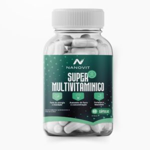 Suplemento Super Multivitamínico A Z Homem 60 Caps - Nanovit Quantidade:1 pote - 30 dias-radardasaude