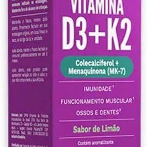 51aARZKaozL._AC_SL1200_.jpg Vitamina D3 + K2 Ossos Saudáveis Sanavita 20 Ml Sabor Limão-radardasaude