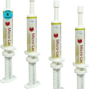51iVITAXPZL._AC_SL1000_.jpg Micro - Lac Aditivo Probiótico Para Cães Gatos Equínos 15g Kit Com 4