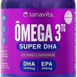 Sanavita Ômega 3 DHA - Alta Pureza e Concentração - 90 Cápsulas