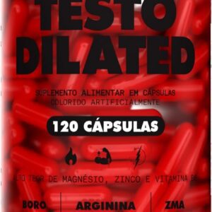 Vitaminas e Minerais Dilated Pote 120 Capsulas com Boro e Arginina Rico em Magnésio Zinco e Vitamina B6 Suplemento Natural-radardasaude