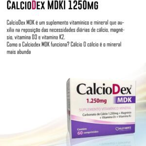 61AbjHzMosL._AC_SL1228_.jpg Suplemento Calciodex MDK 1250mg 60 Cápsulas - Hertz
