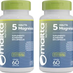 61GV1pTCTeL._AC_SL1500_.jpg COMBO 2 DUOM 5 MAGNÉSIOS QUELATO MALATO TAURATO CITRATO ÓXIDO 60 CÁPSULAS CADA TOTAL 120 CÁPS