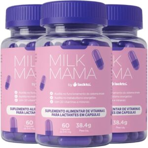 Milk Mama - Multivitamínico para Amamentação - 3 Unidades-radardasaude