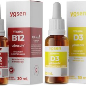 61Vuvsp-CL._AC_SL1290_.jpg Kit 2x Vitaminas B12 Yosen 30ml + Vitamina D3 Ydrosolv 30ml Líquida-radardasaude