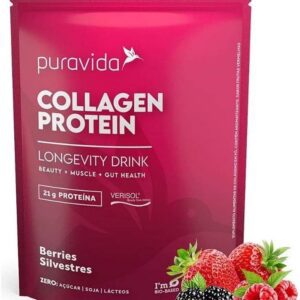Collagen Protein Verisol Puravida 450 gr (Berries Silvestres)-radardasaude