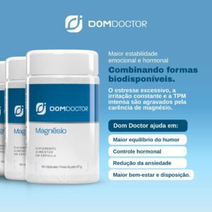61k1KGaV7RL._AC_SL1080_.jpg Magnésio Bisciglinato 400mg 60 Cápsulas, Alta Biodisponibilidade - Dom Doctor