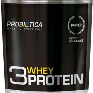 Probiótica 3 Whey Protein Refil (825G) - Sabor Morango