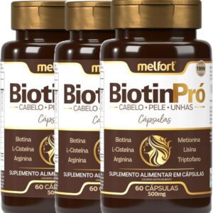 71-1y-2-OuL._AC_SL1500_.jpg Kit 3 X Biotina + Triptofano + Arginina + Vitaminas 120 Cápsulas-radardasaude
