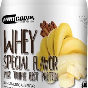 Whey Protein 840g - 21g Proteína - Zero Açúcar (840g, Banana com Canela)-radardasaude