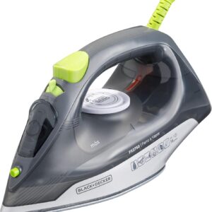 BLACK+DECKER Ferro de Passar Roupa à Seco ou à Vapor, Com Base Ceramic Gliss, Potência de 2000W, Modelo FX2750, 220V-radardasaude