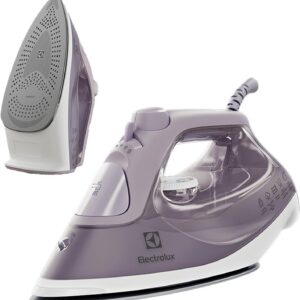 Electrolux Ferro de Passar Seco e vapor antiaderente base ceramica Glissium vapor vertical extra alta capacidade 1500W lavanda ESI50 220v-radardasaude