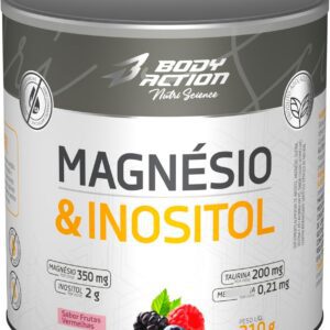Magnesio Inositol - 210g - Sabor Frutas Verm. - Body Action