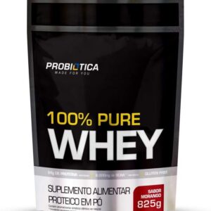 51J7WNrqaLL._AC_SL1000_.jpg Probiótica 100% Pure Whey Refil Morango 825 G-radardasaude