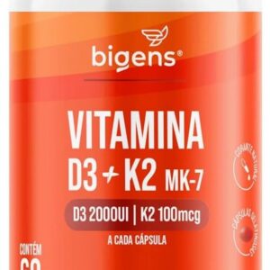 51KXAeiZB-L._AC_SL1200_.jpg BIGENS VITAMINA D3 2000UI + K2 MK7 100MCG í LEO DE OLIVA 60 CAPS-radardasaude