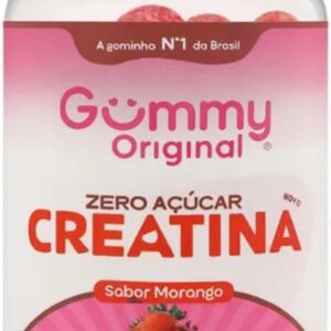 Gummy Creatina (90 Gomas), Morango, Gummy