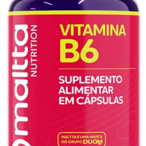 VITAMINA B6 ALTO TEOR PIRIDOXINA APENAS 1 AO DIA 60CAPS DUOM
