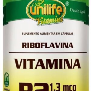 Vitamina B2 - Riboflavina - 60 cápsulas