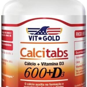 51wEIUp0CsL._AC_SL1000_.jpg Calcitabs - Cálcio 600 mg + Vitamina D3 Vitgold com 90 comp.-radardasaude