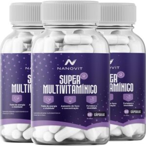 6122ocqwOL._AC_SL1080_.jpg Kit 3 Suplementos Super Multivitamínico A Z Mulher 60 Caps - Nanovit-radardasaude