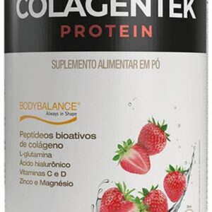 61JpJV1kpmL._AC_SL1200_.jpg Colagentek Protein - 460g - Morango, Vitafor-radardasaude