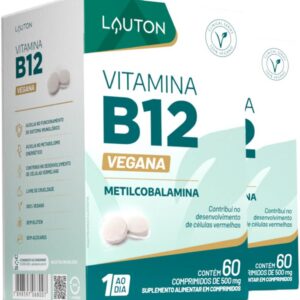 Vitamina B12 Metilcobalanamida Lauton 60 Comprimidos 2un-radardasaude