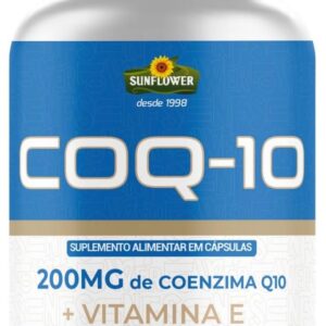 Coenzima Q10 CoQ10 + Vitamina E + TCM 60 Capsulas 700mg Sunflower-radardasaude