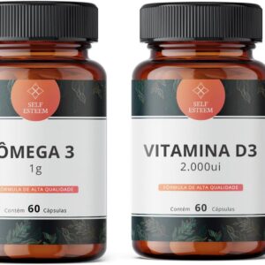 Ômega 3 1g 60 cápsulas + Vitamina D3 2.000ui 60 cápsulas-radardasaude