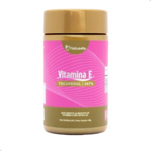 Vitamina E (Tocoferol) 120 cápsulas Isolada e Concentrada. 667% da V.D