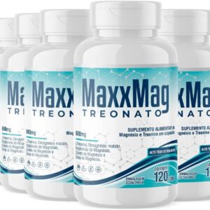 61sF2r0uDJL._AC_SL1080_.jpg Maxxmag 5x 120 Cáp Magnésio Treonina Glicinato Cloreto Oxido-radardasaude