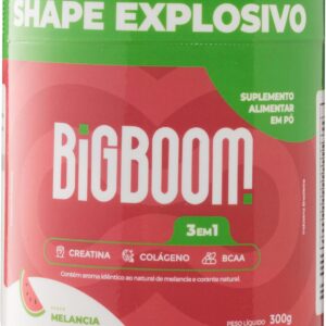71AkuxRrb2L._AC_SL1500_.jpg Creatina - BIGBOOM - 100% Pura 300G. A única 3 em 1 | Colágeno, BCAA + Creatina Monohidratada - para mulheres, crescimento de glúteos, crescimento muscular, aumento de energia, auxílio cognitivo e Colágeno.