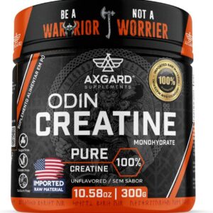 71Tru6Igb0L._AC_SL1001_.jpg Creatina - 100% Creatina Pura - Importada - Creatina Monohidratada 300g- Com LAUDO EUROFINS - Axgard Supplements