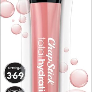 ChapStick Hidratação total (tonalidade nude rápida, 6,8 g) óleo labial matizado enriquecido com vitaminas, vitamina C, vitamina E, contém ômega 3, 6, 9-radardasaude
