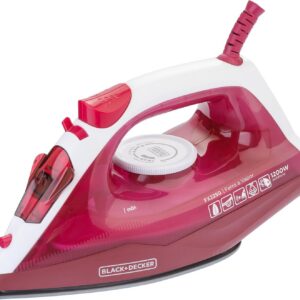 71m2zIQ1uL._AC_SL1500_.jpg BLACK+DECKER Ferro de Passar Roupa à Seco ou à Vapor, Com Base Antiaderente, Potência de 1200W, Modelo FX2250, 110V-radardasaude