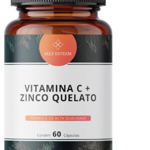71uYKuL87LL._AC_SL1500_.jpg Vitamina C 500mg + Zinco Quelato 30mg 60 Cápsulas-radardasaude