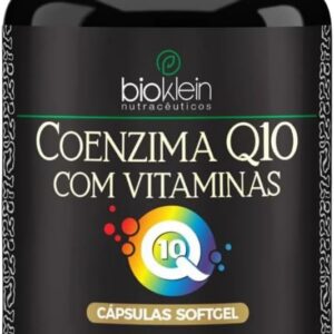 519DEi2gVIL._AC_SL1200_.jpg Coenzima Q10 com Vitaminas C e E - Coq10 60 Cápsulas Softgel Bioklein