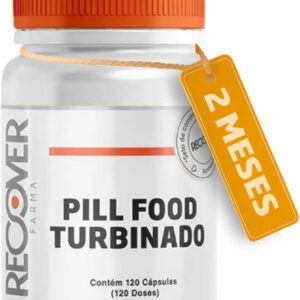 51CTErceR4L._AC_SL1200_.jpg Pill Food Turbinado Multivitamínico Cabelos e Unhas - Recover Farma - 120 Cápsulas-radardasaude