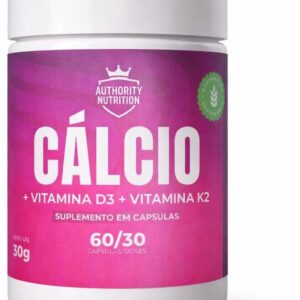 Cálcio + Vitamina D3 + Vitamina K2 60 Cápsulas Authority Nutrition