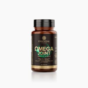 51LkJED8uAL._AC_SL1500_.jpg Essential Nutrition Omega Joint Suplemento de Ômega-3 com Colágeno Tipo II, Ácido Hialurônico, 60 Cápsulas