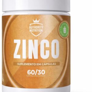 Zinco Bisglicinato 60 Cápsulas Authority Nutrition