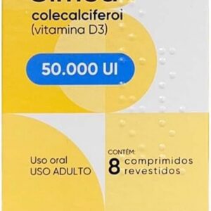 Vitamina D 50.000UI c/ 8 cpr-radardasaude